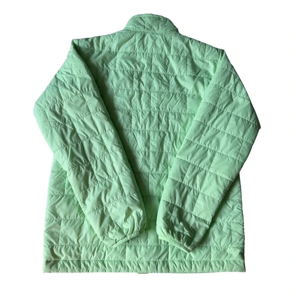 Patagonia Kids' Jacket Nano Puff Brick Quilt Neon Green XL 14